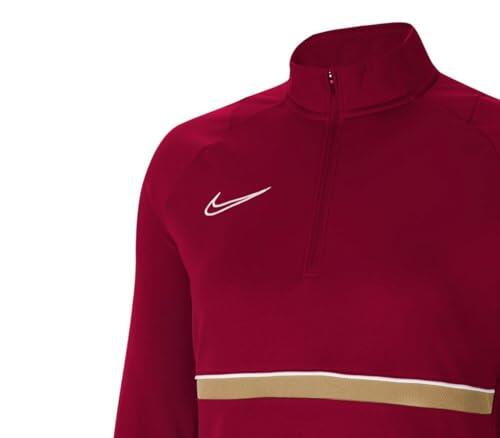 Nike Academy 21 Damessweatshirt Drill Top - Rood 4/5