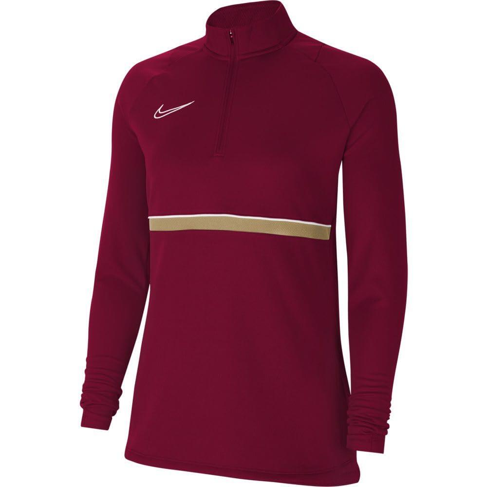 Nike Women's Academy 21 Drill Top - Rood/Wit 3/3