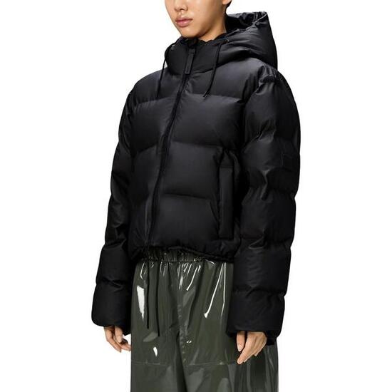 Kurtka RAINS ALTA SHORT PUFFER JACKET W3T Czarny