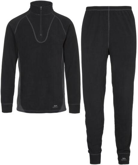 Trespass Thriller - B Couche de base unisexe M/polaire Noir X