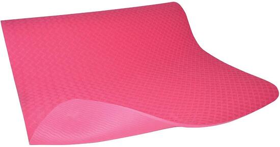 Mata do ćwiczeń Loap Roach Yogamat 183x61x0,6 cm, różowa