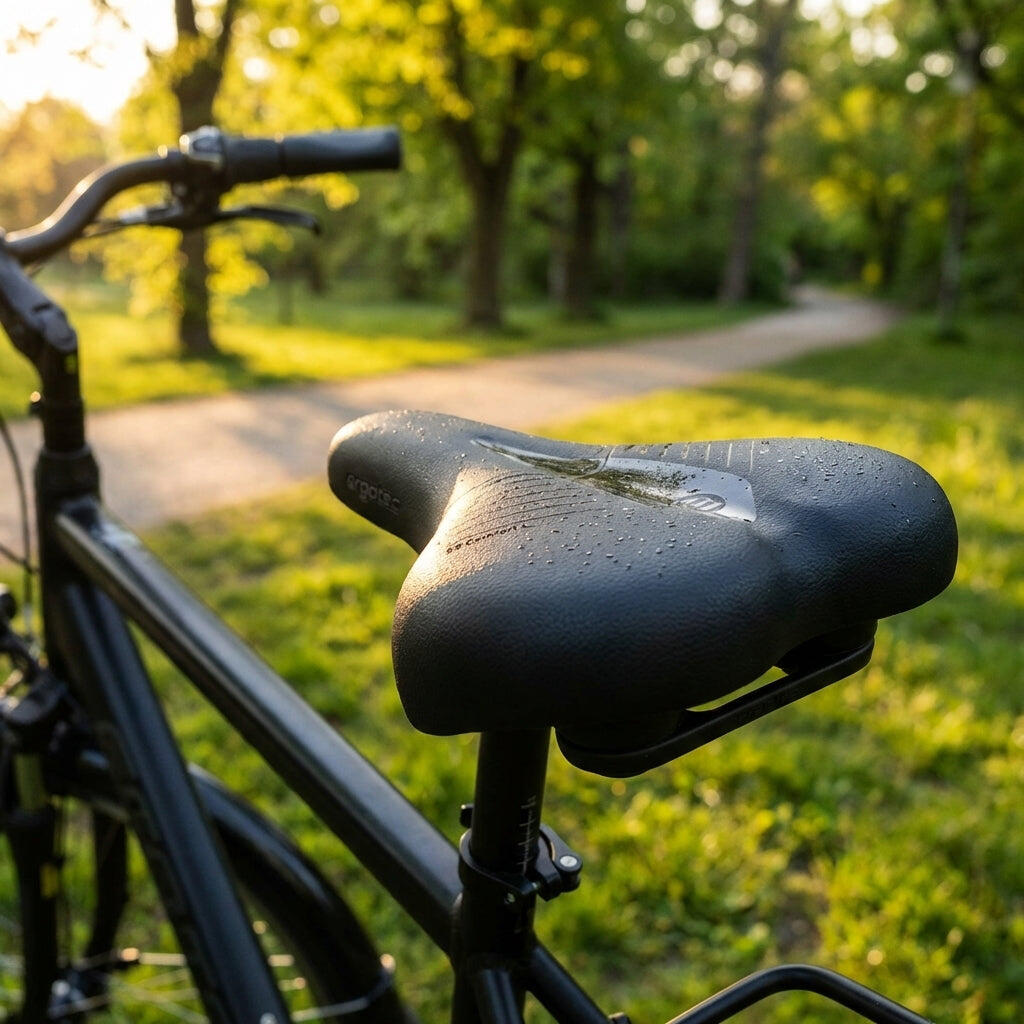 Silla Ergotec Comfort L Soft Negra para Bicicletas Urbanas 2/3