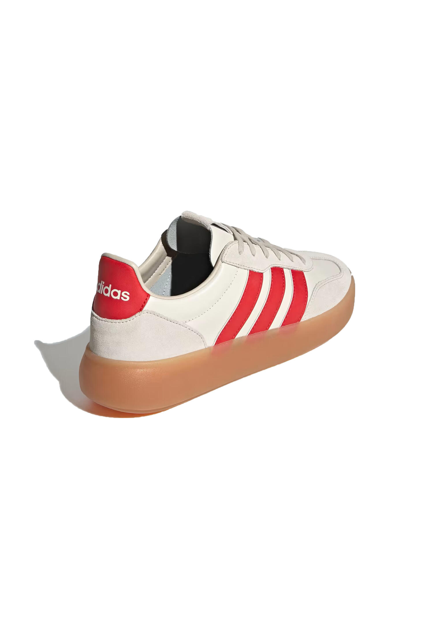 Adidas Herren BARREDA DECODE LUX Sneaker JR1231 Schnürschuhe Schuhe Beige/Rot 3/7