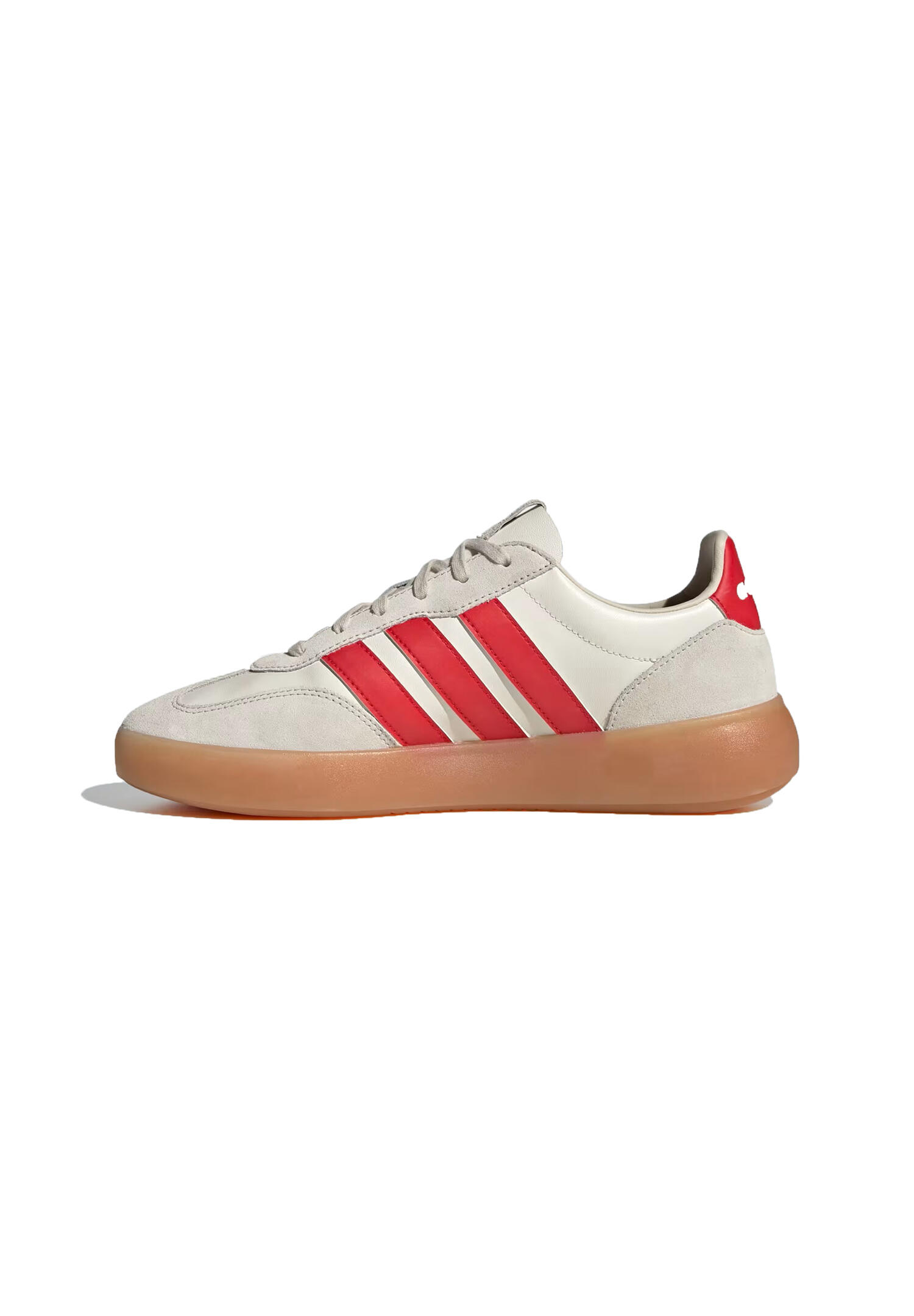 Adidas Herren BARREDA DECODE LUX Sneaker JR1231 Schnürschuhe Schuhe Beige/Rot 2/7