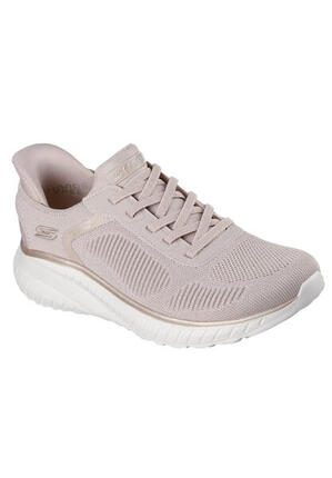 Chaussures pour femme Skechers bobs squad slip Rose