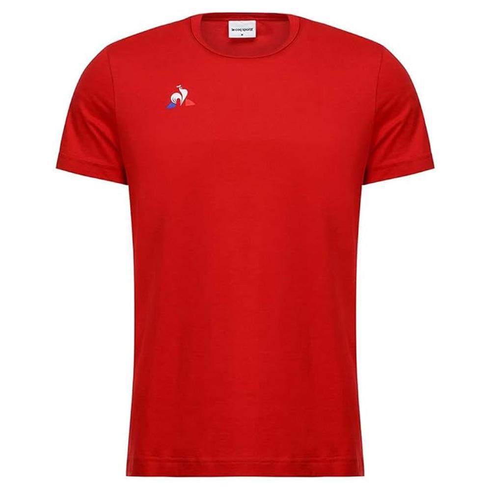 T-shirt Rouge Garçon Le Coq Sportif Presentation 2/2