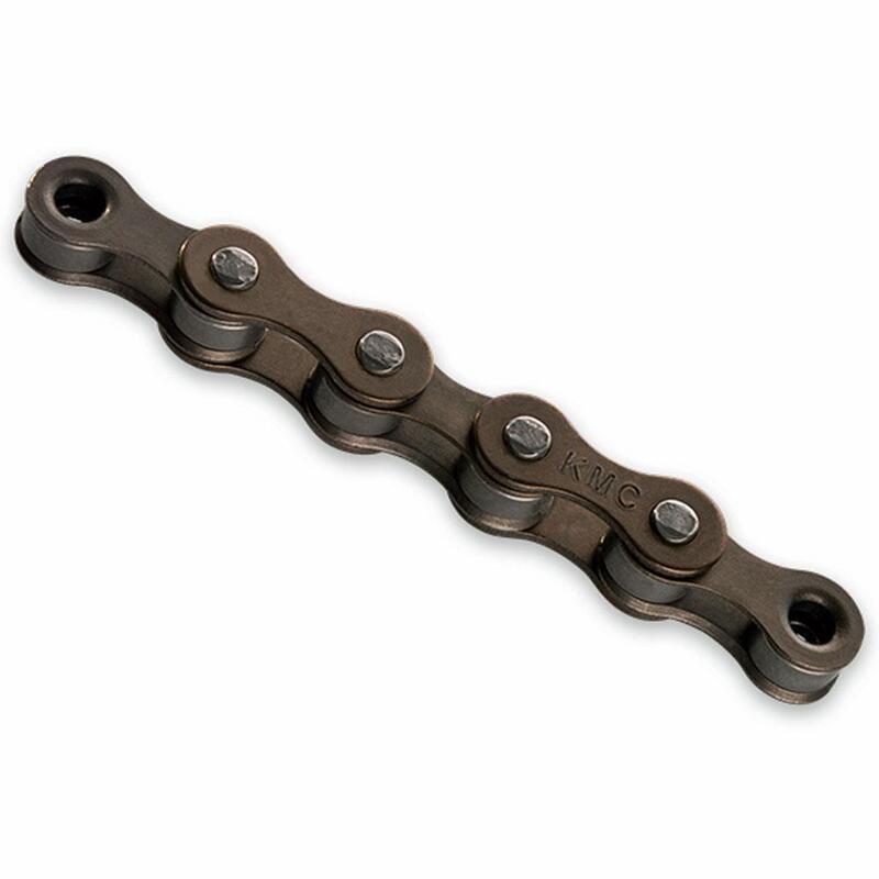 Chaîne KMC S-1 (anciennement Z-410) 1/2x1/8, 112L, 8.6mm, brune, silencieuse, mo