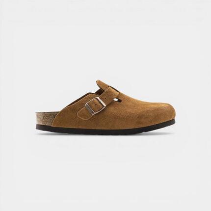 Birkenstock Boston Soft Footbed Suede Mink