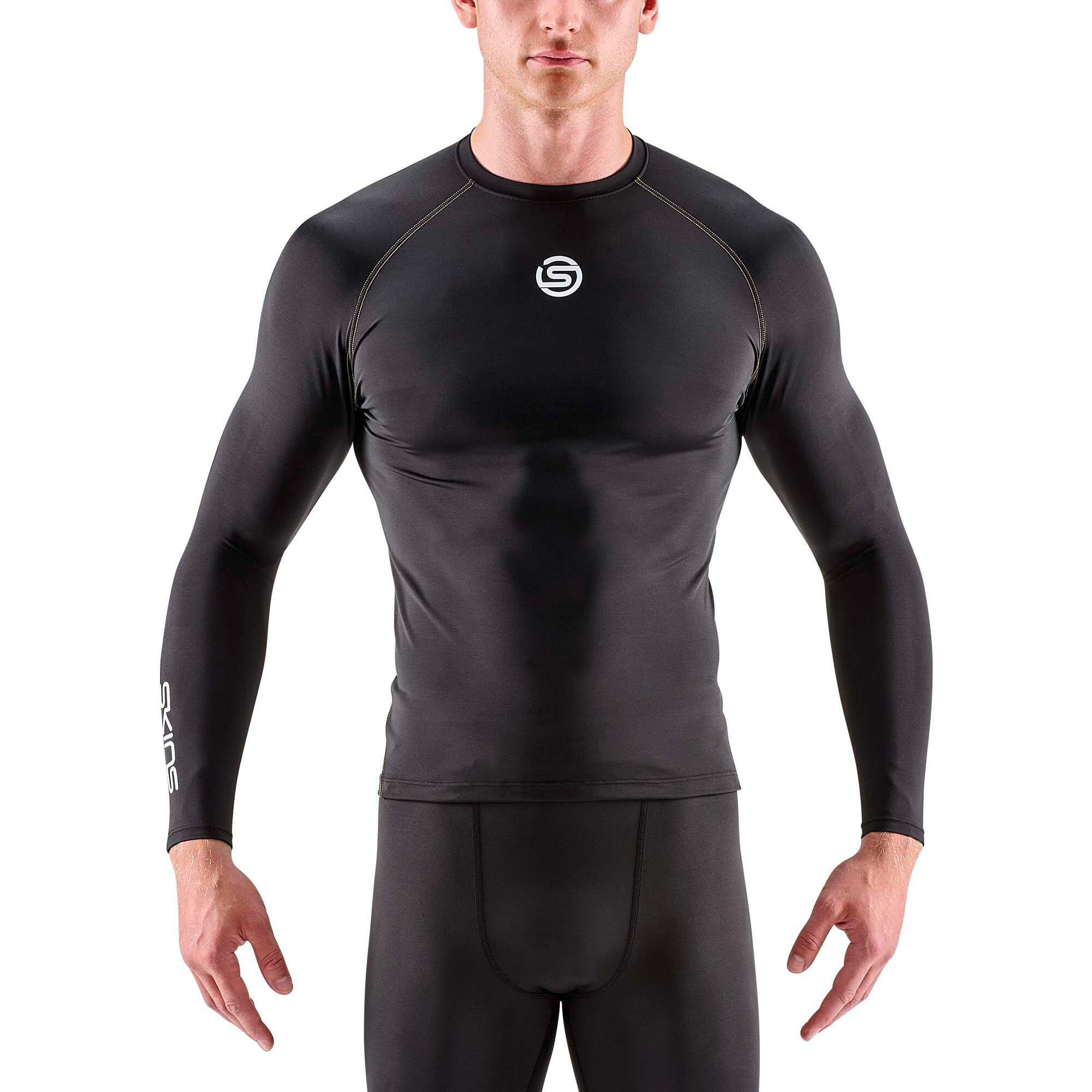 SKINS SERIES-1 Mens Long Sleeves Top 2.0 Sports Gym Activewear