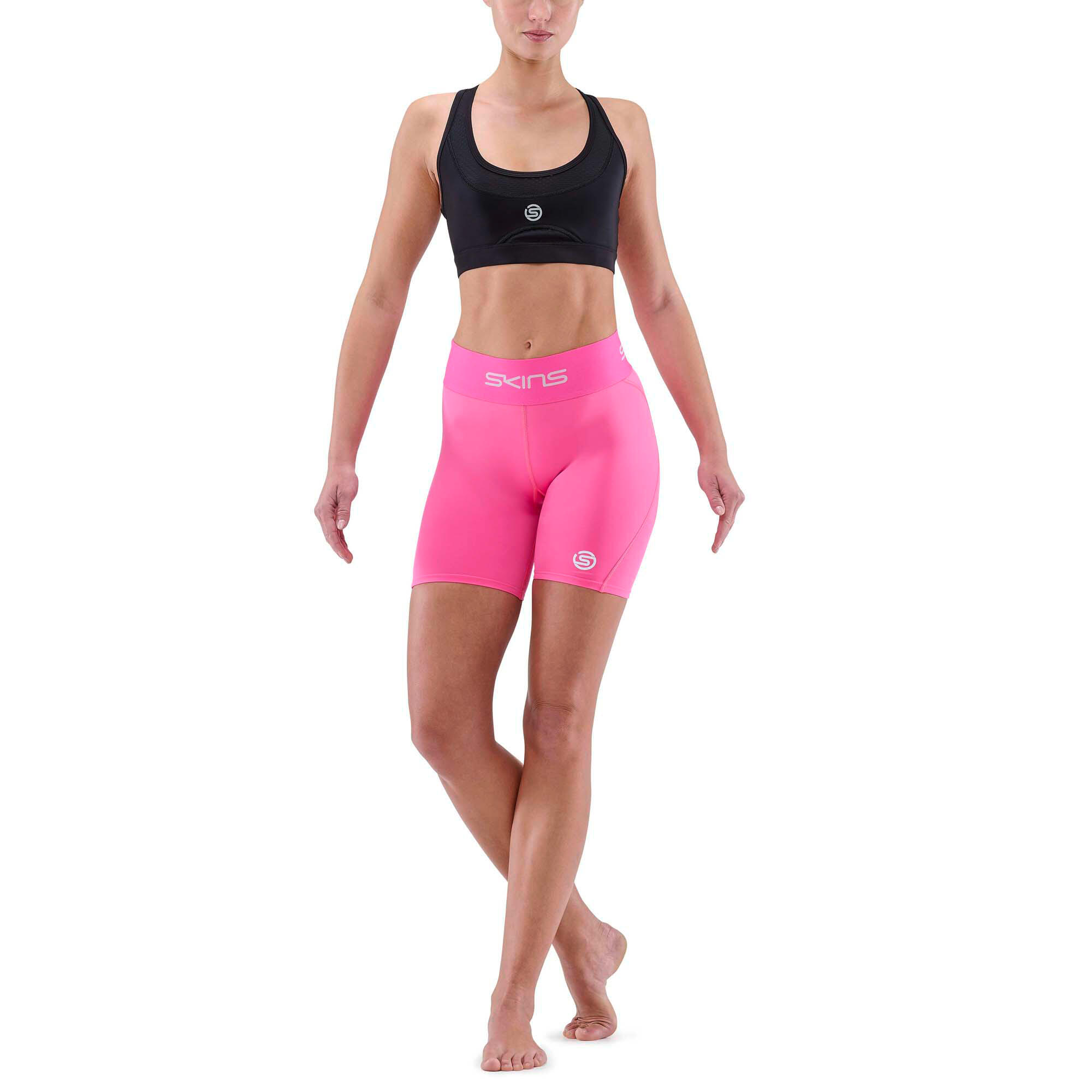 SKINS SERIES-1 Compression Womens Shorts Sports Gym Activewear