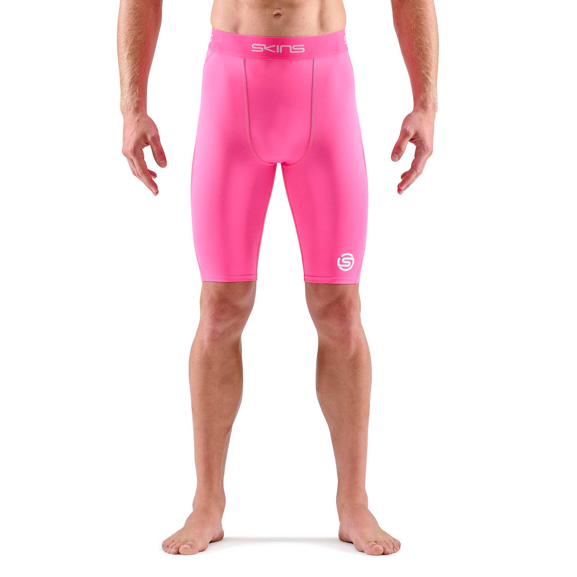 SKINS SERIES-1 Compression Men Half Tights High Waist Activewear