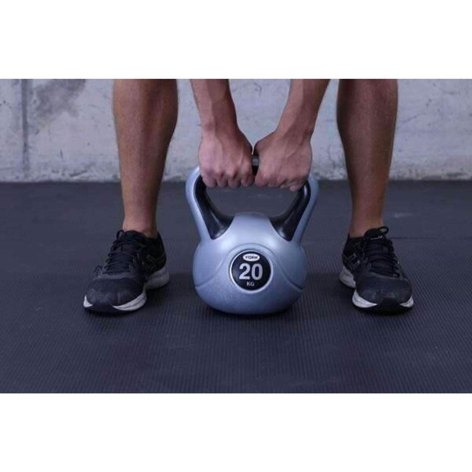 York 20kg Vinyl Kettlebell YORK BARBELL Decathlon