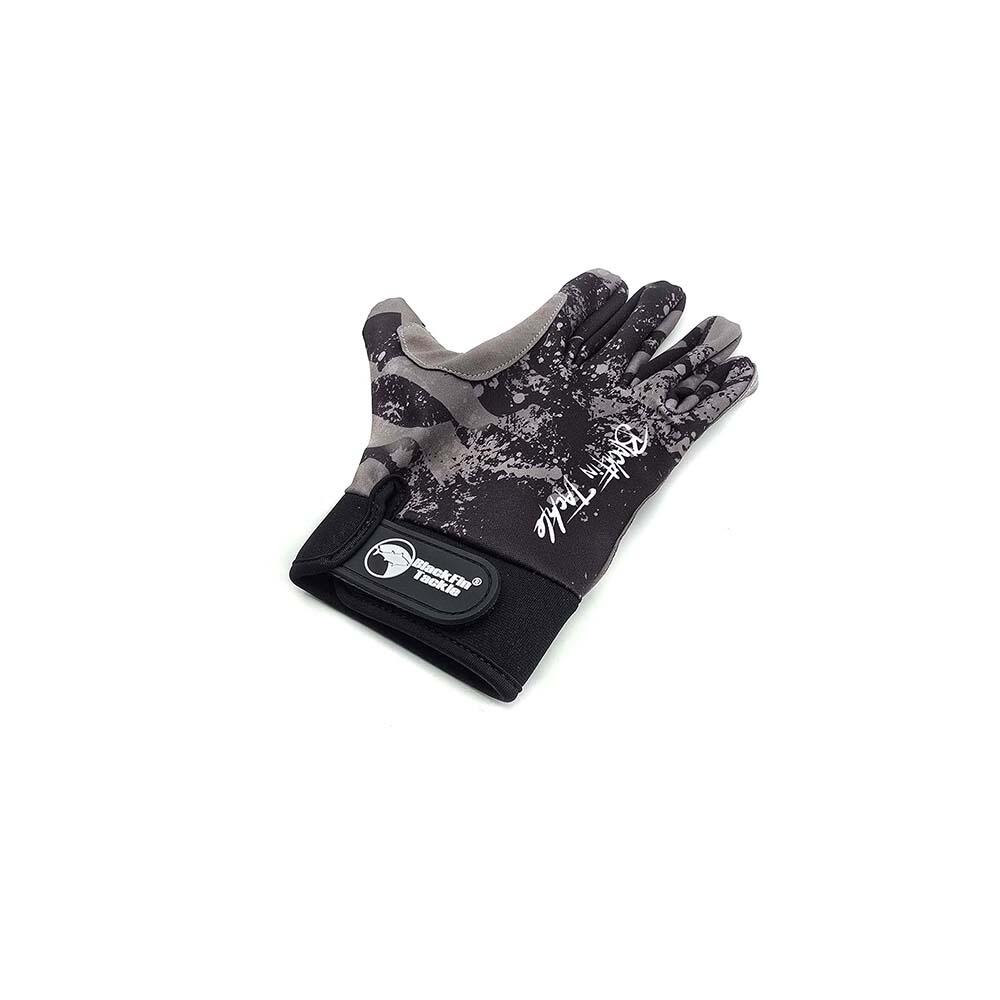 Guantes unisex BlackFin Tackle Popping antideslizantes con refuerzos 5/7
