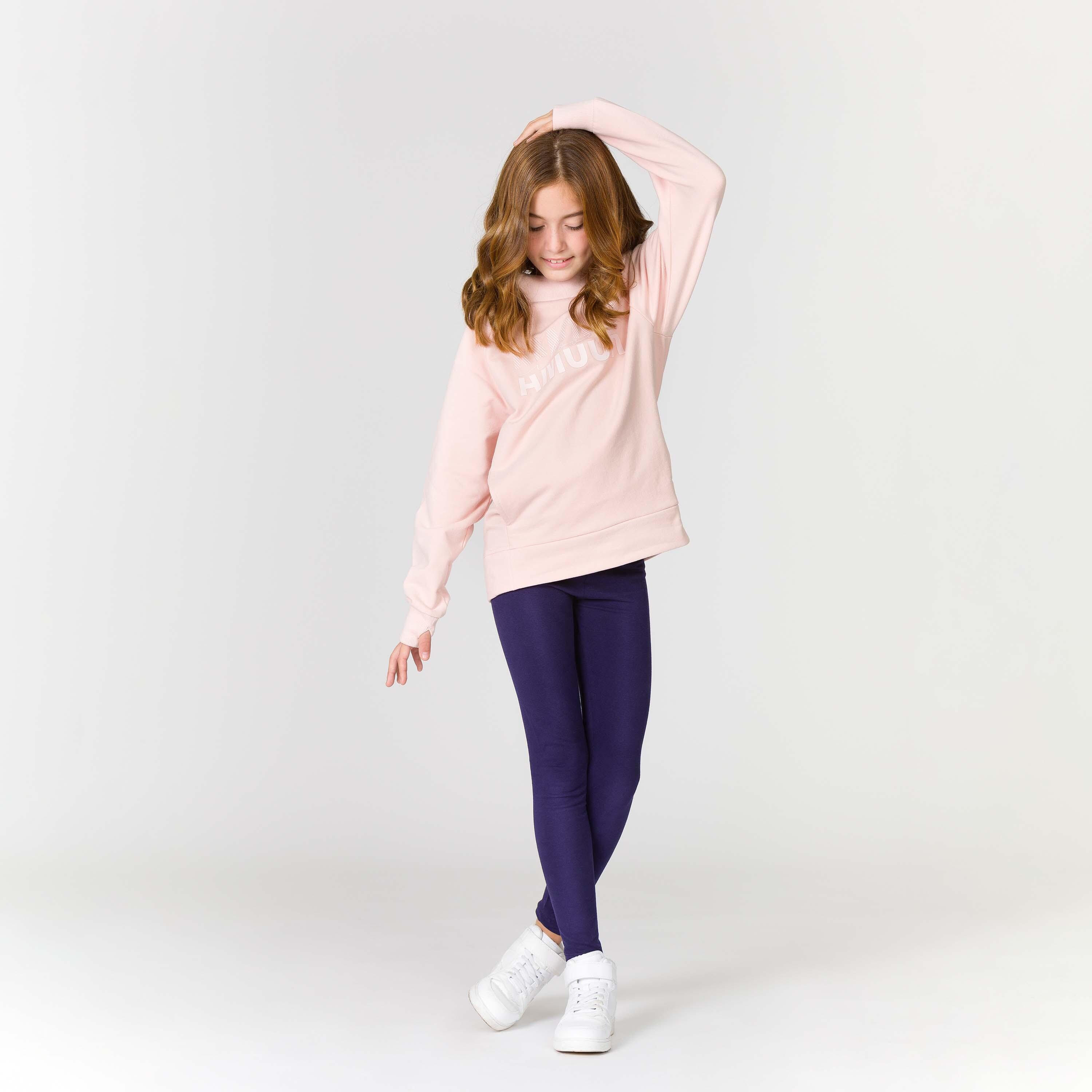 Legging de niña azul marino  | Cintura elástica 3/4