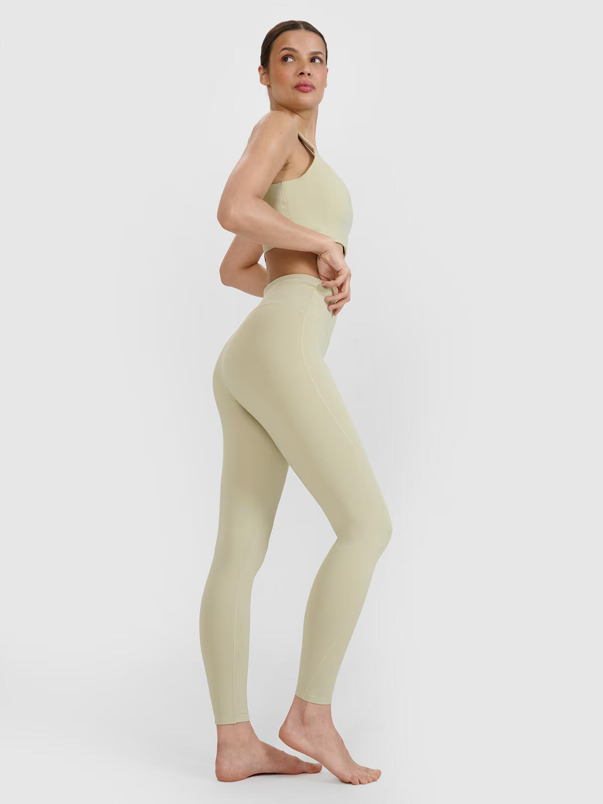 Legginsy do jogi i pilatesu szybkoschnące damskie 4F 4FWSS25TFTIF323 4/7