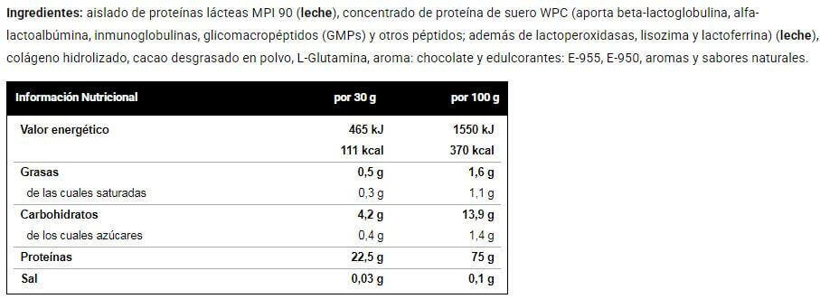 Milk Protein Isolate 80 - 2Kg Chocolate VitoBest 2/3