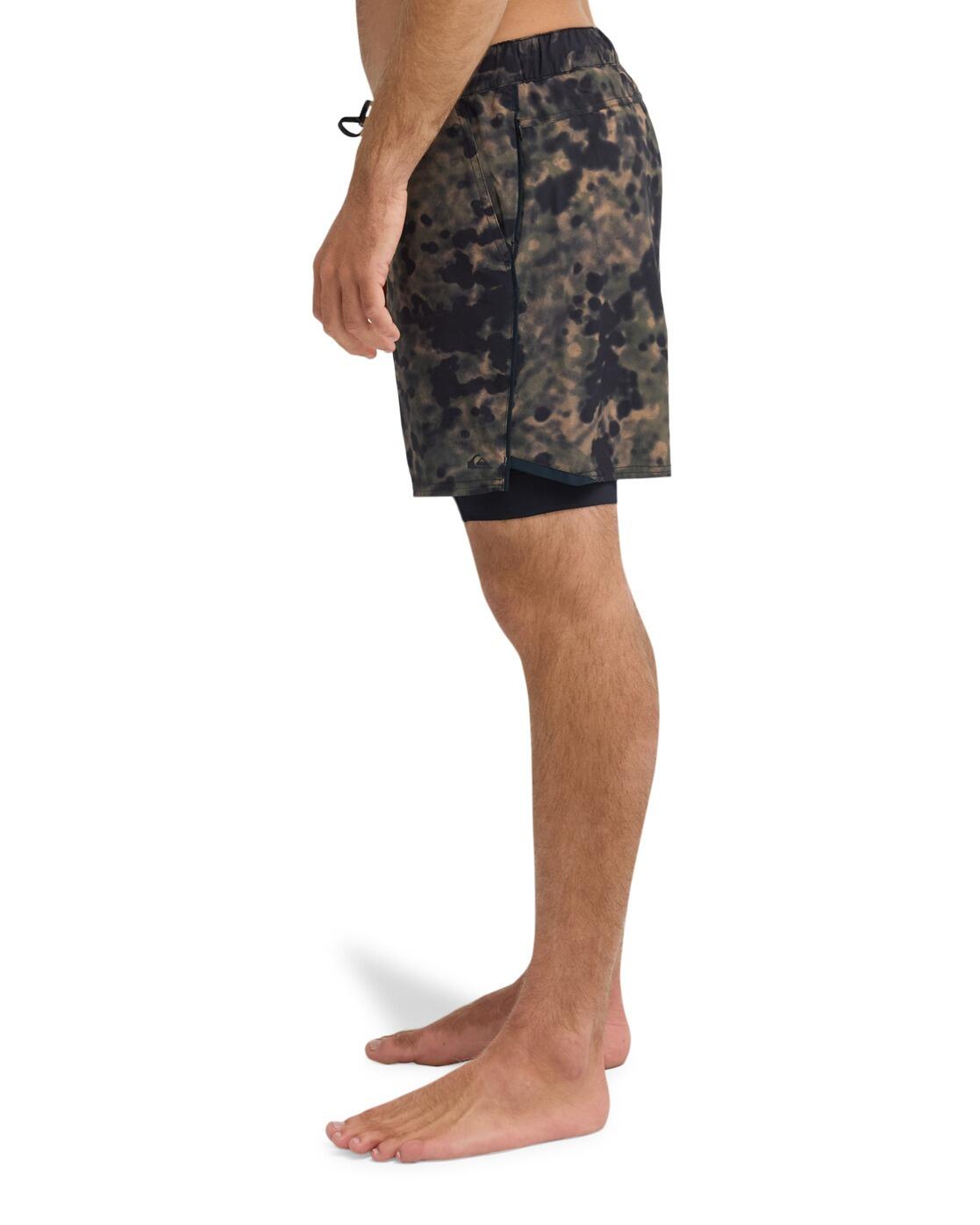 Boardshort Amphibian HIGHLINE AMPHIBIAN 17" Vert Homme 3/4