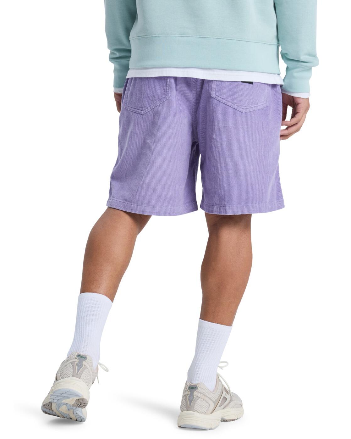 Bermuda en velours côtelé TAXER 18" Violet Homme 2/4
