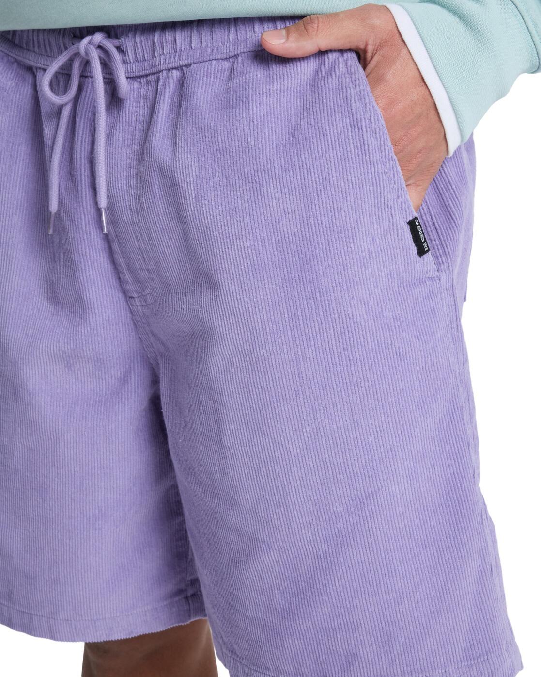 Bermuda en velours côtelé TAXER 18" Violet Homme 4/4