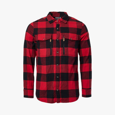 Heren hiking long_sleeve shirt breathable nordkap flannel ii