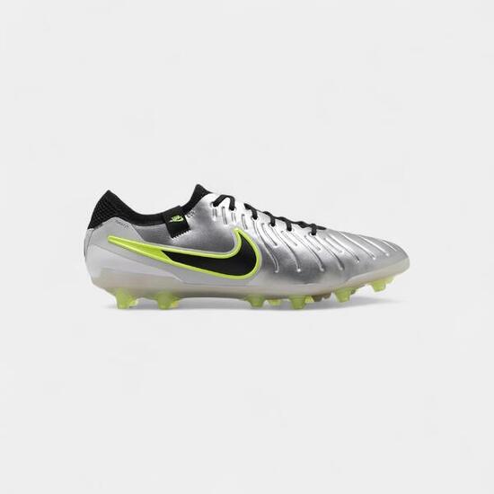 Nike Tiempo Legend 10 Elite AG-Pro Metallic Silver Volt Black