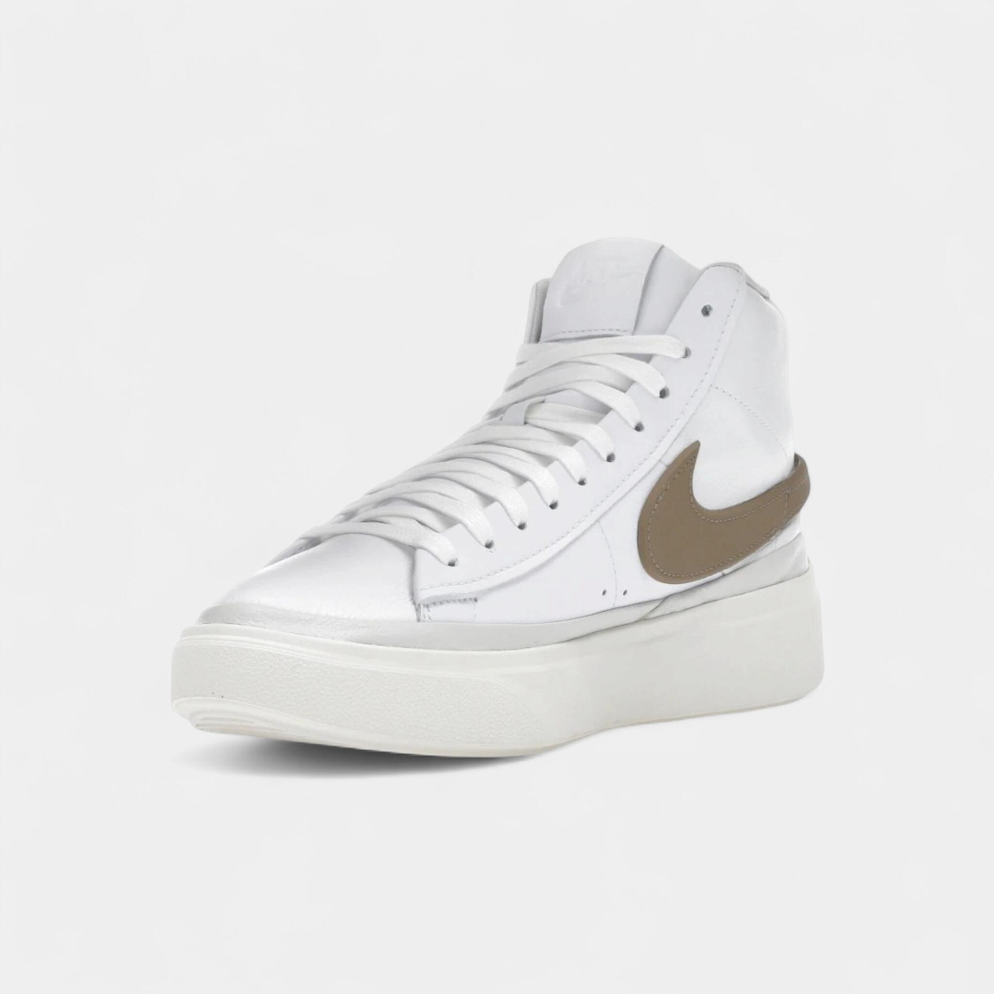 Nike Blazer Phantom Mid White Khaki 3/5