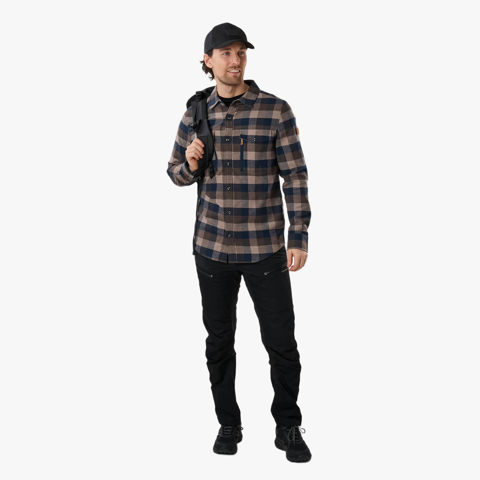Camisa De Manga Larga Senderismo Hombre Transpirable Nordkap 3/7