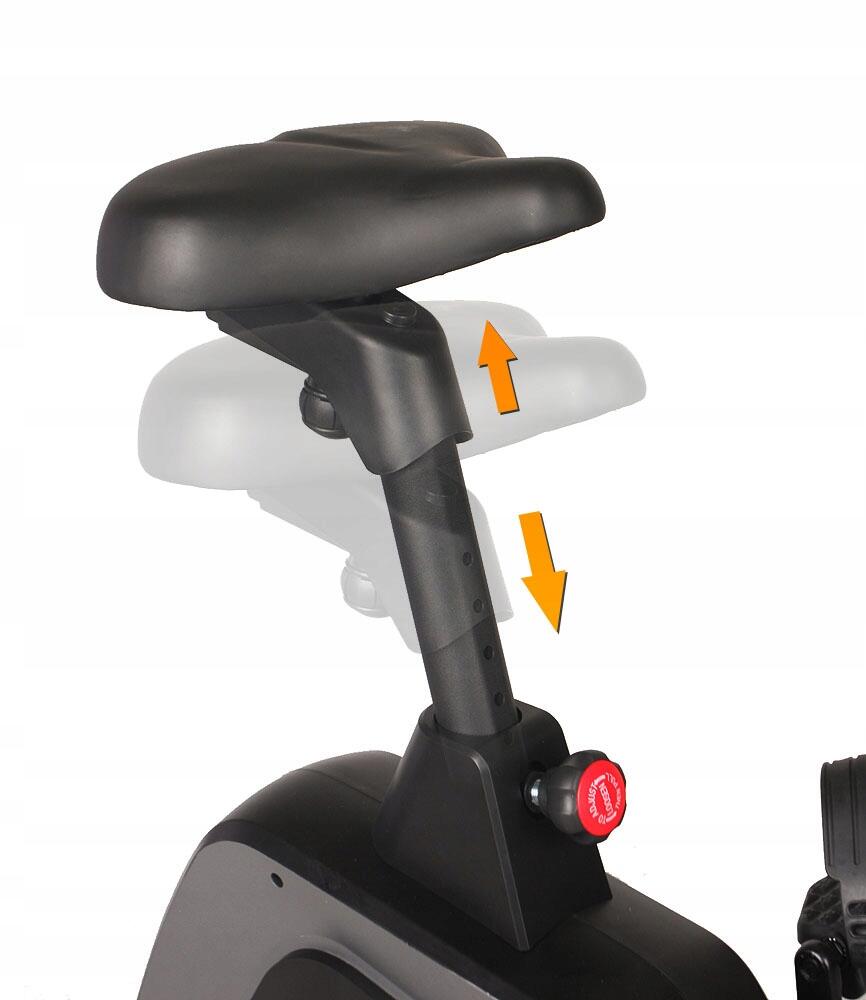 Rower treningowy magnetyczny pionowy Hertz DRAX PRO 5/7