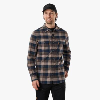 Heren hiking long_sleeve shirt breathable nordkap flannel ii