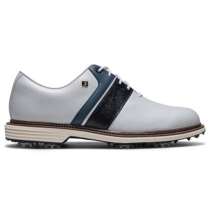 Chaussures de golf Footjoy Premiere Series Packard pour hommes, Blanc et Bleu