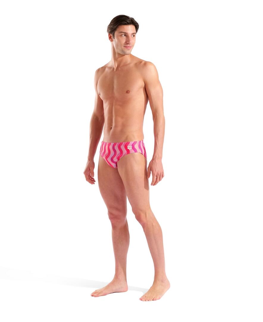 Kąpielówki męskie Arena Ripple Print Swim Briefs 85 7/7