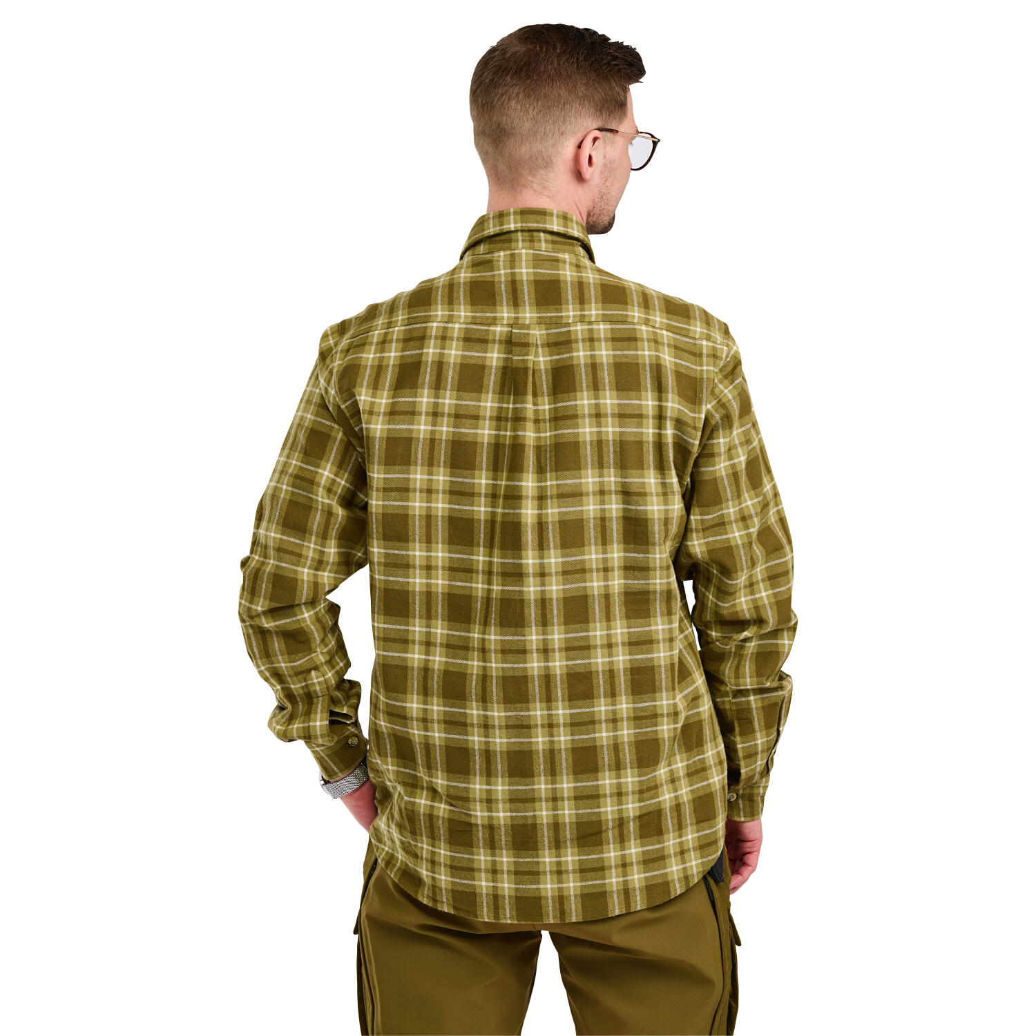 Pinewood Härjedalen Shirt Herren (Olive Green) Größe 2XL 5/5