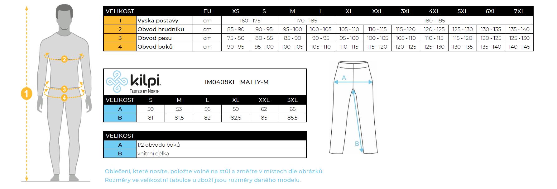 Pantalon de survêtement de sport en coton pour homme Kilpi MATTY-M 7/7