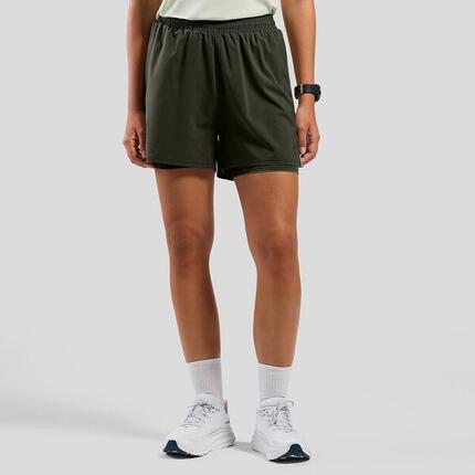 Essentials 6 inch hardloopshort zonder binnenbroek 2.0 ODLO