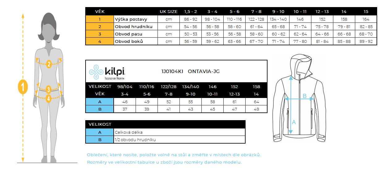 Veste softshell pour fille Kilpi ONTAVIA-JG 5/5