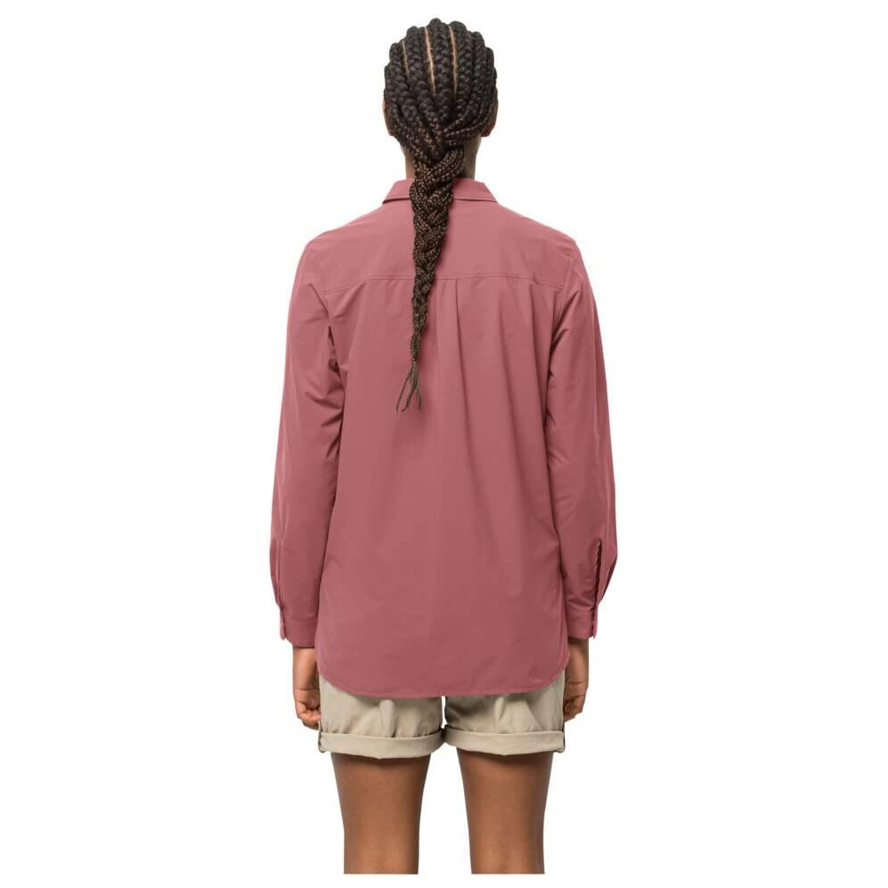 Camicia leggera Jack Wolfskin Vaga donna, blu notte, XS 4/5
