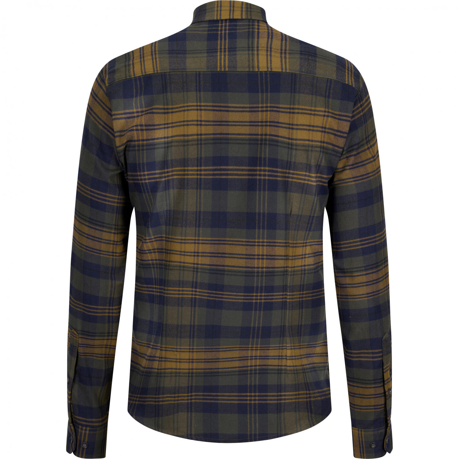 il Lago Prestige Outdoor Flanell-Hemd Torben Herren (Oliv/Blau) Größe 4XL 4/4