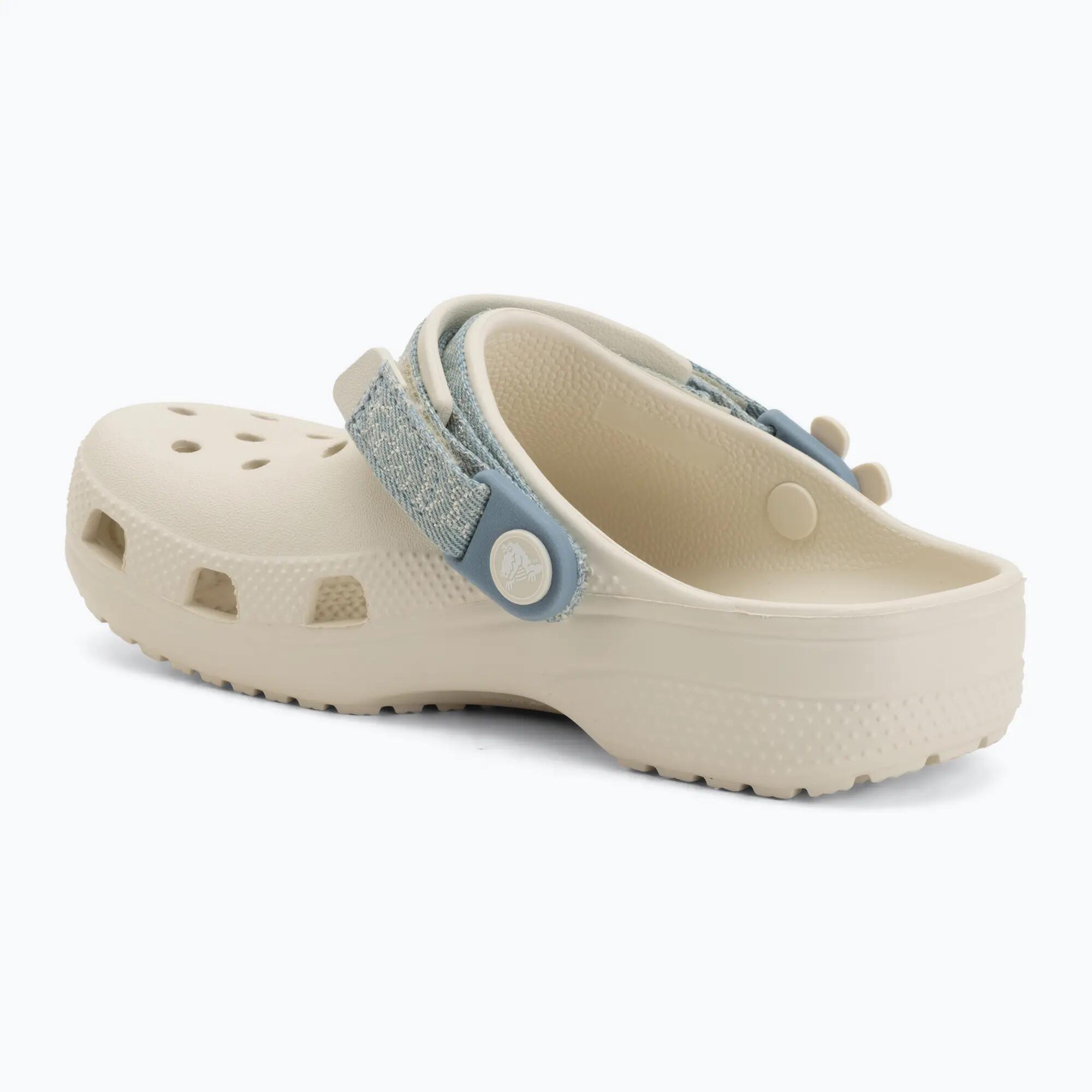 Klapki dziecięce Crocs Classic Denim Flower Adjutment Backstrap 4/7