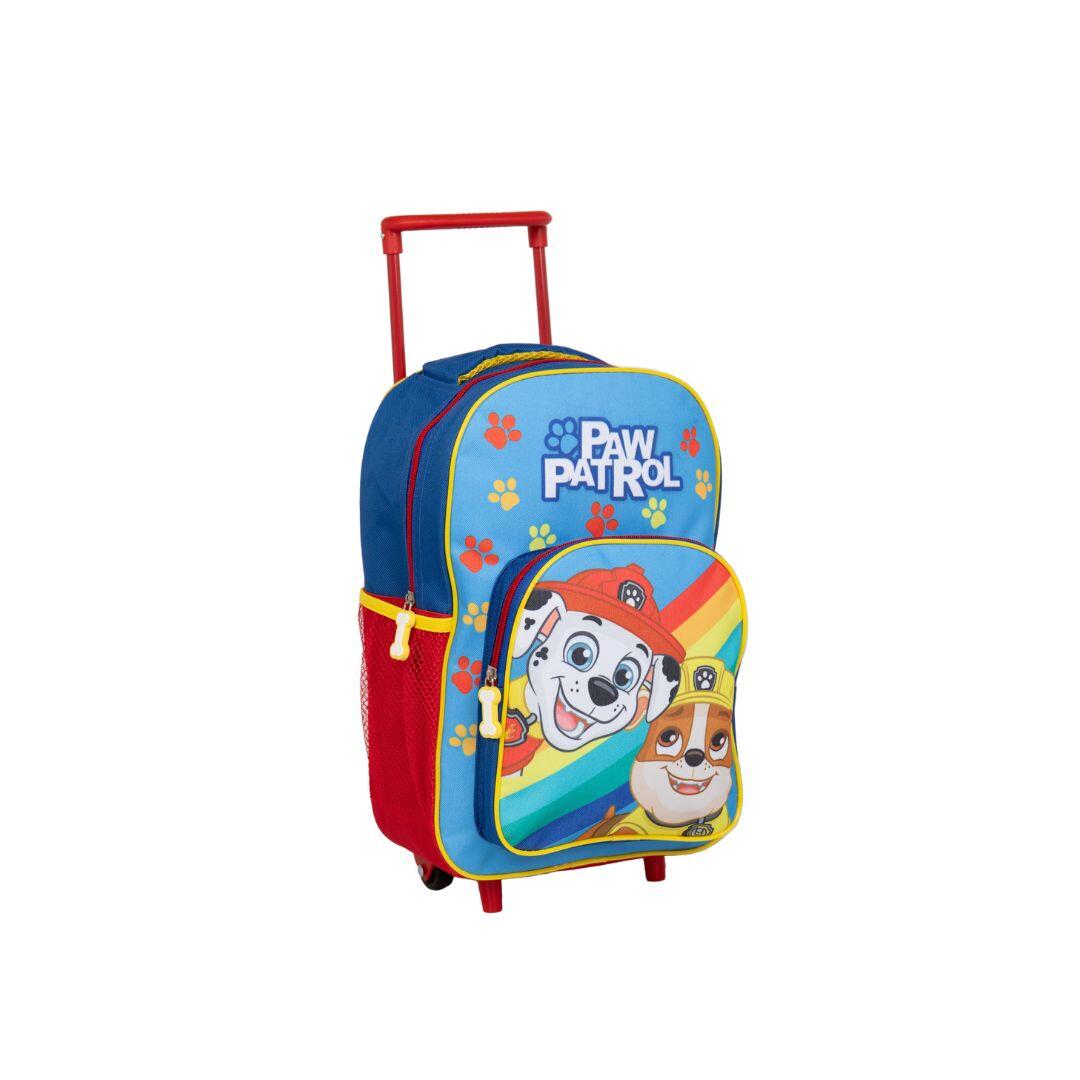 Sac à dos et chariot Pat' Patrouille Marshall et Rubble pour l'école maternelle 2/3
