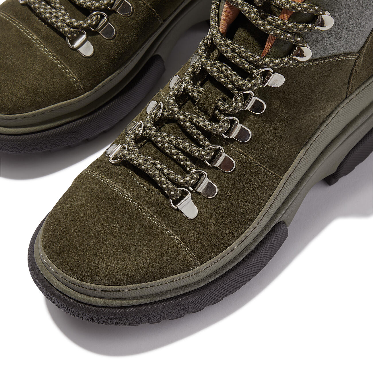 FITFLOP FitFlop Wylder Lace Up Boot - Suede  DIEP OLIJFGROEN 39 5/7