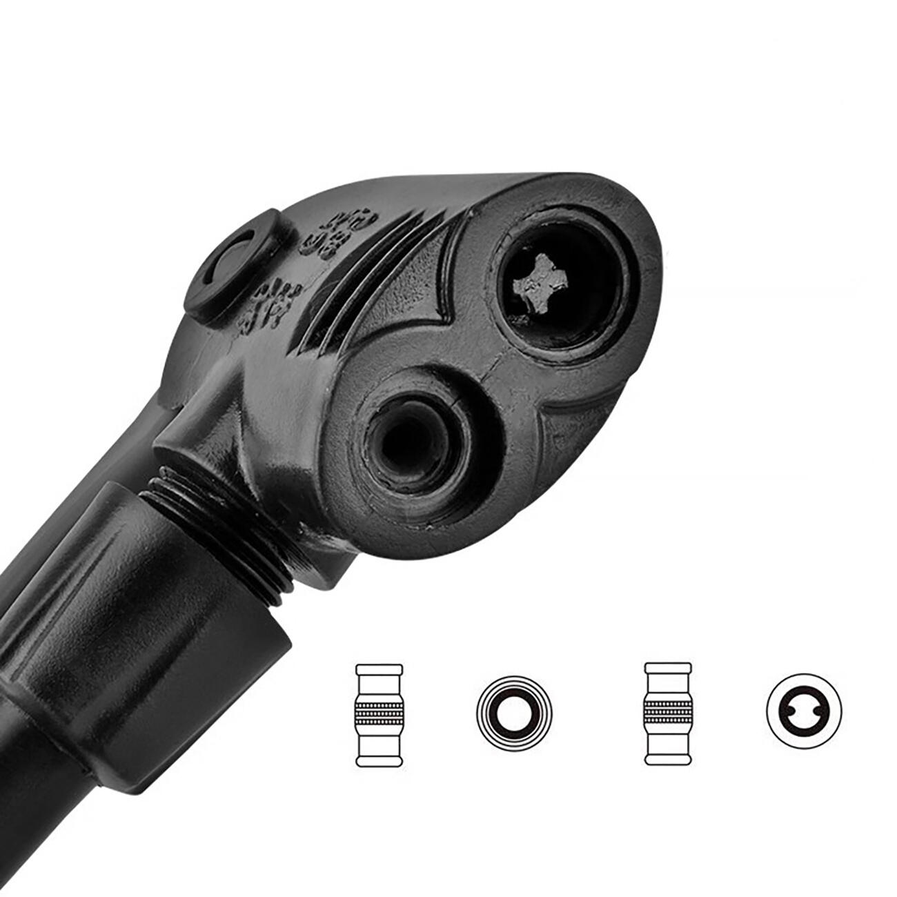 Rockbros vloerpomp voor fiets met manometer 3/7