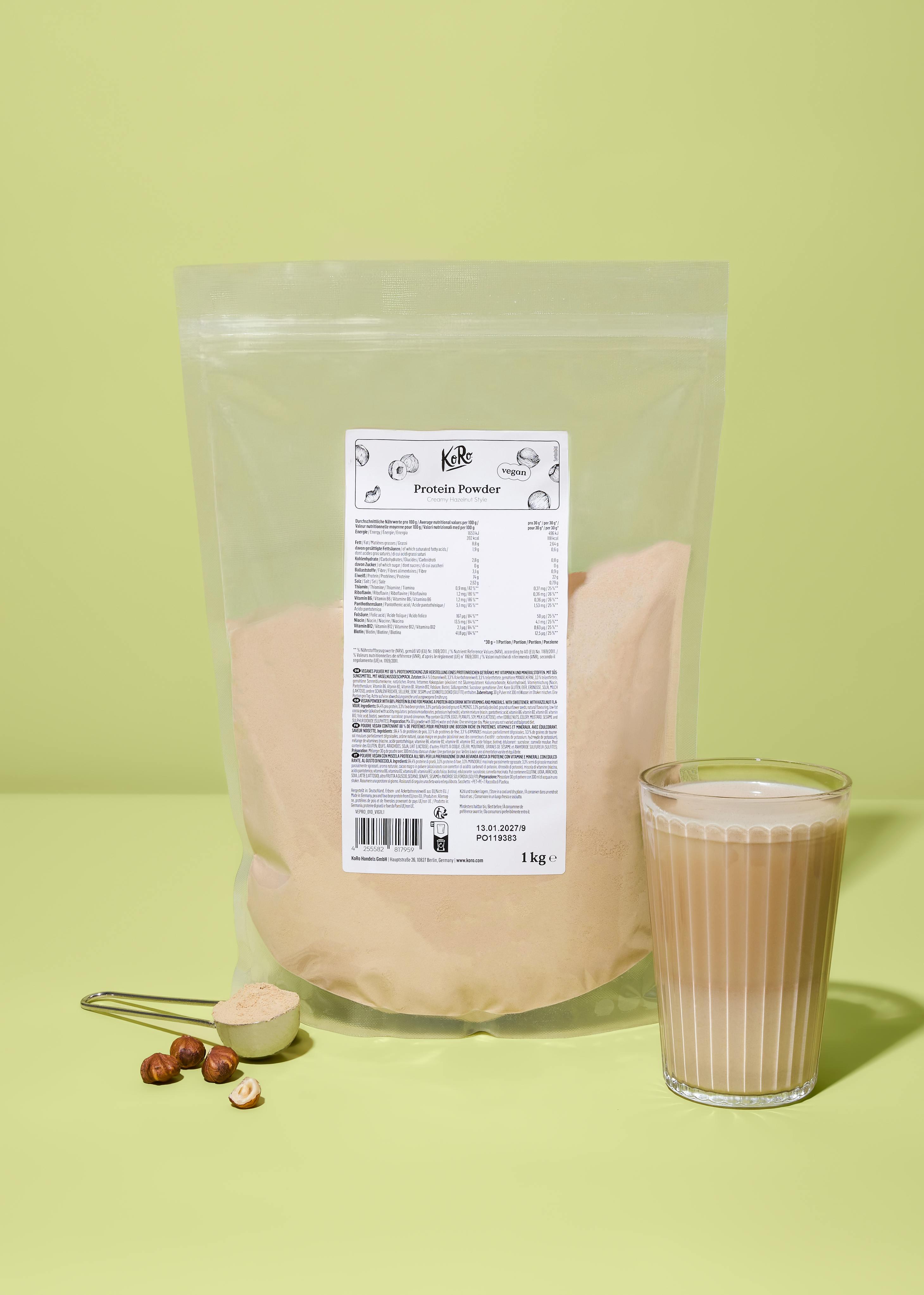 Proteine vegane in polvere alla nocciola | 1 kg 2/6
