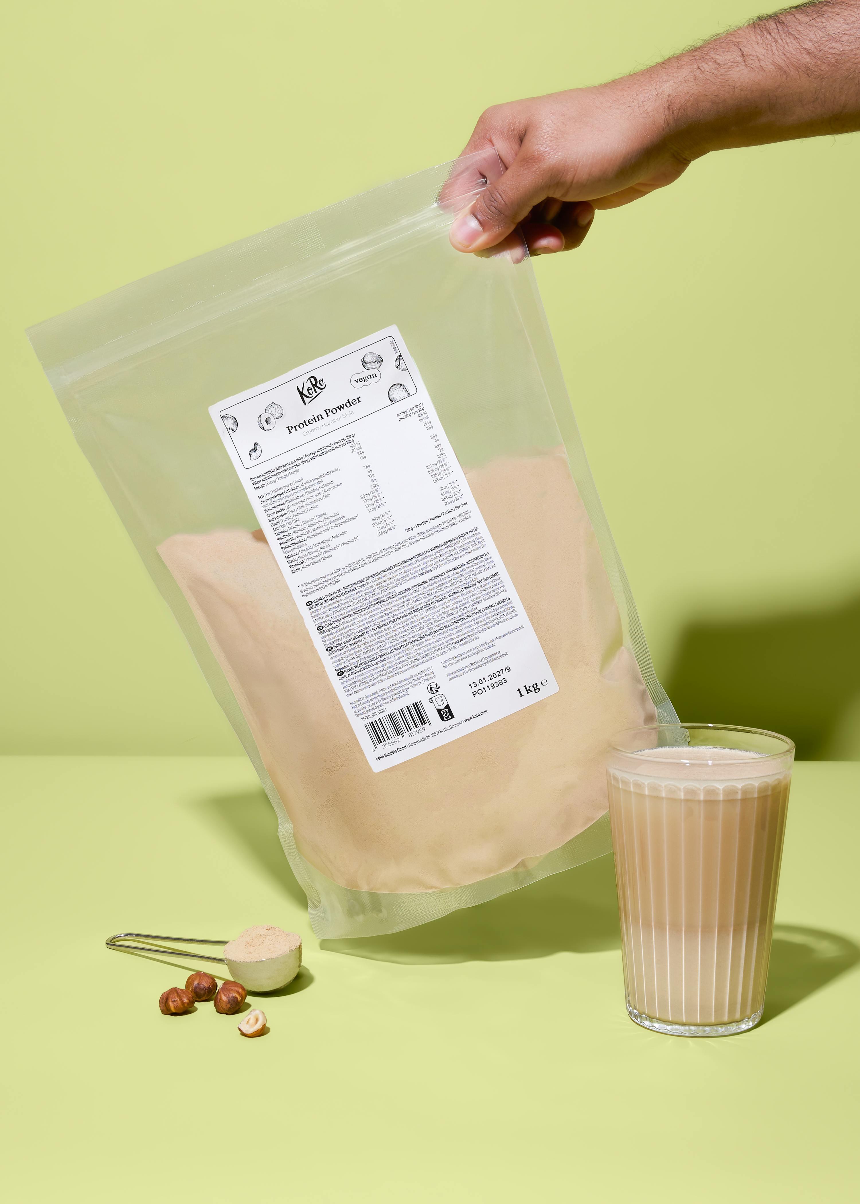 Proteine vegane in polvere alla nocciola | 1 kg 4/6