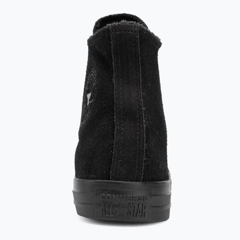 Tenisi Converse Chuck Taylor All Star Hi din piele întoarsă cu blană artificială