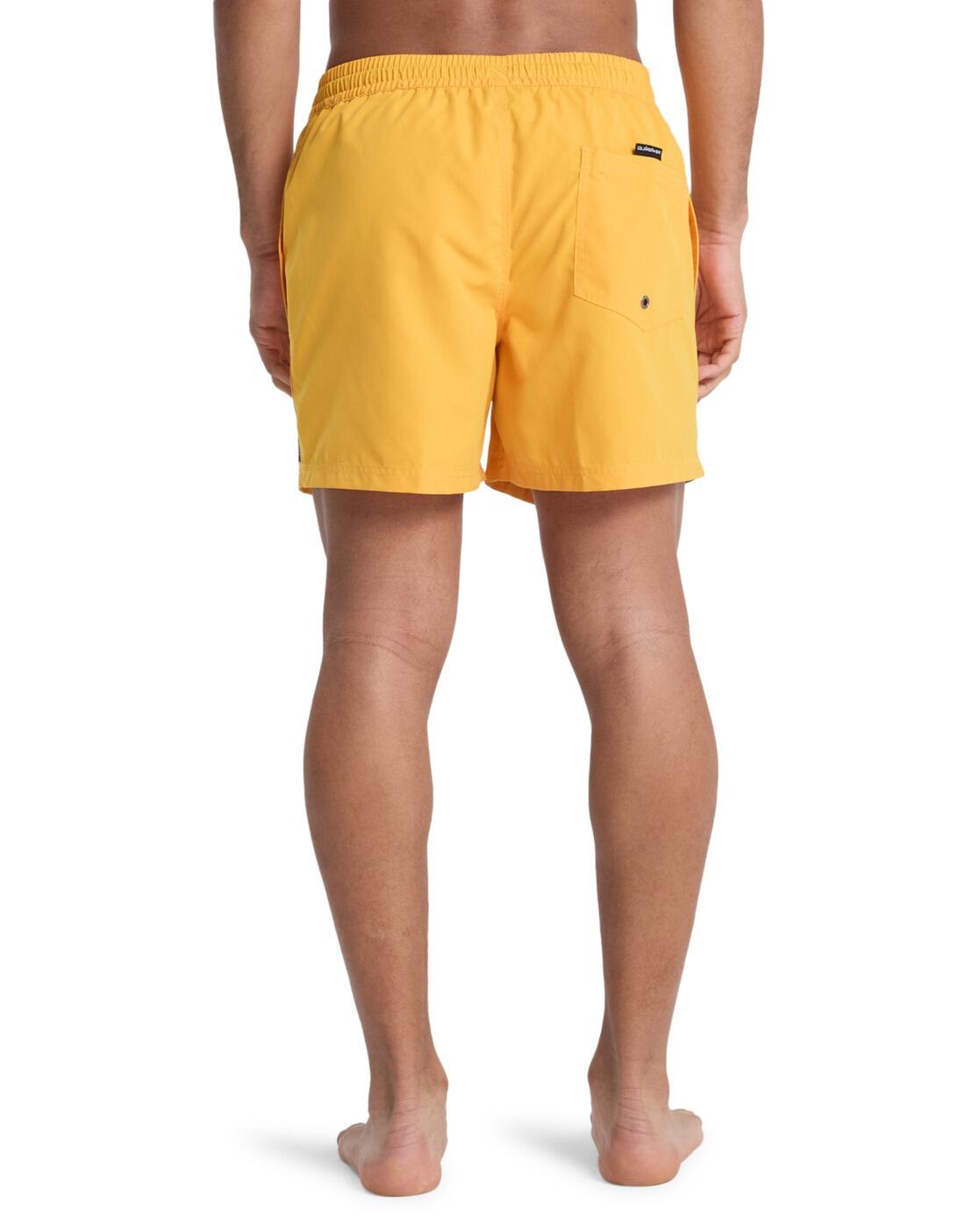 Short de bain EVERYDAY SOLID VOLLEY 15" Orange Homme 3/4