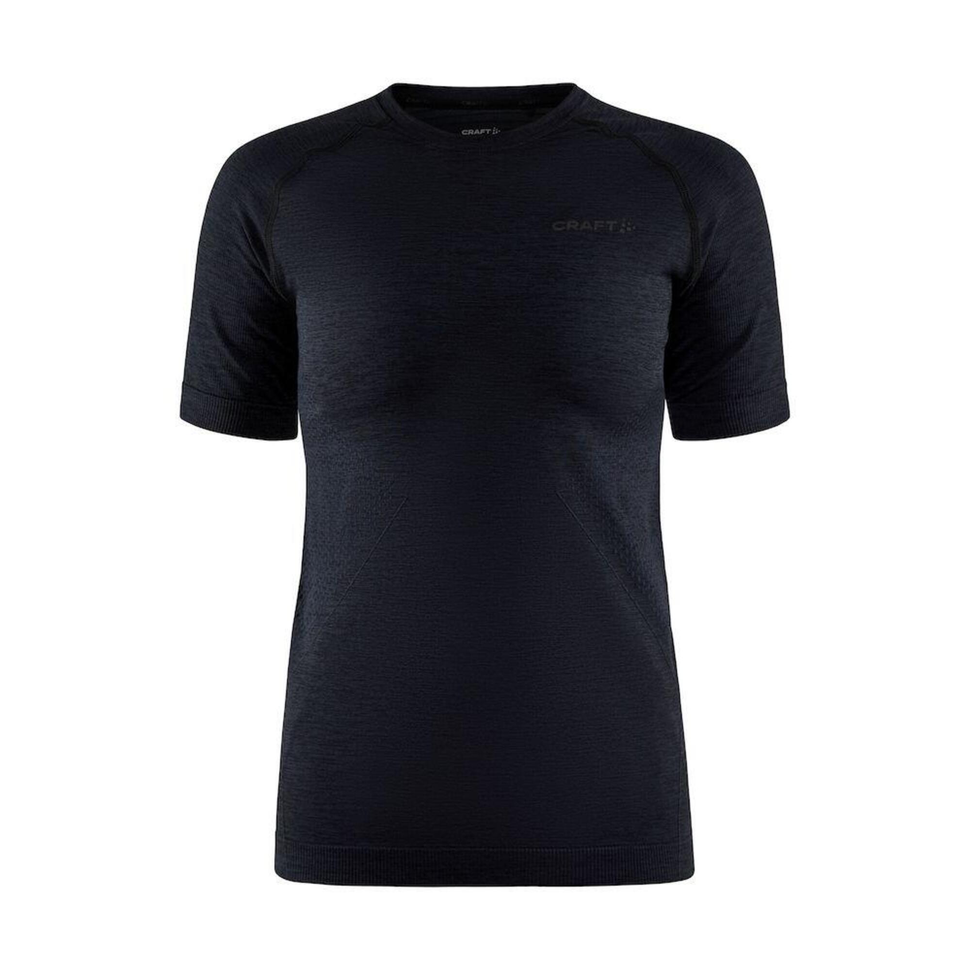 CORE DRY ACTIVE COMFORT SHORT SLEEVE BASELAYER WOMEN BLACK 1/3