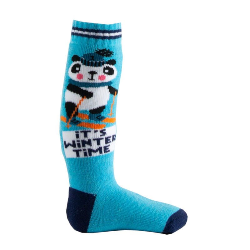 Lot de 2 paires de mi-bas ski Baby Panda 1/1