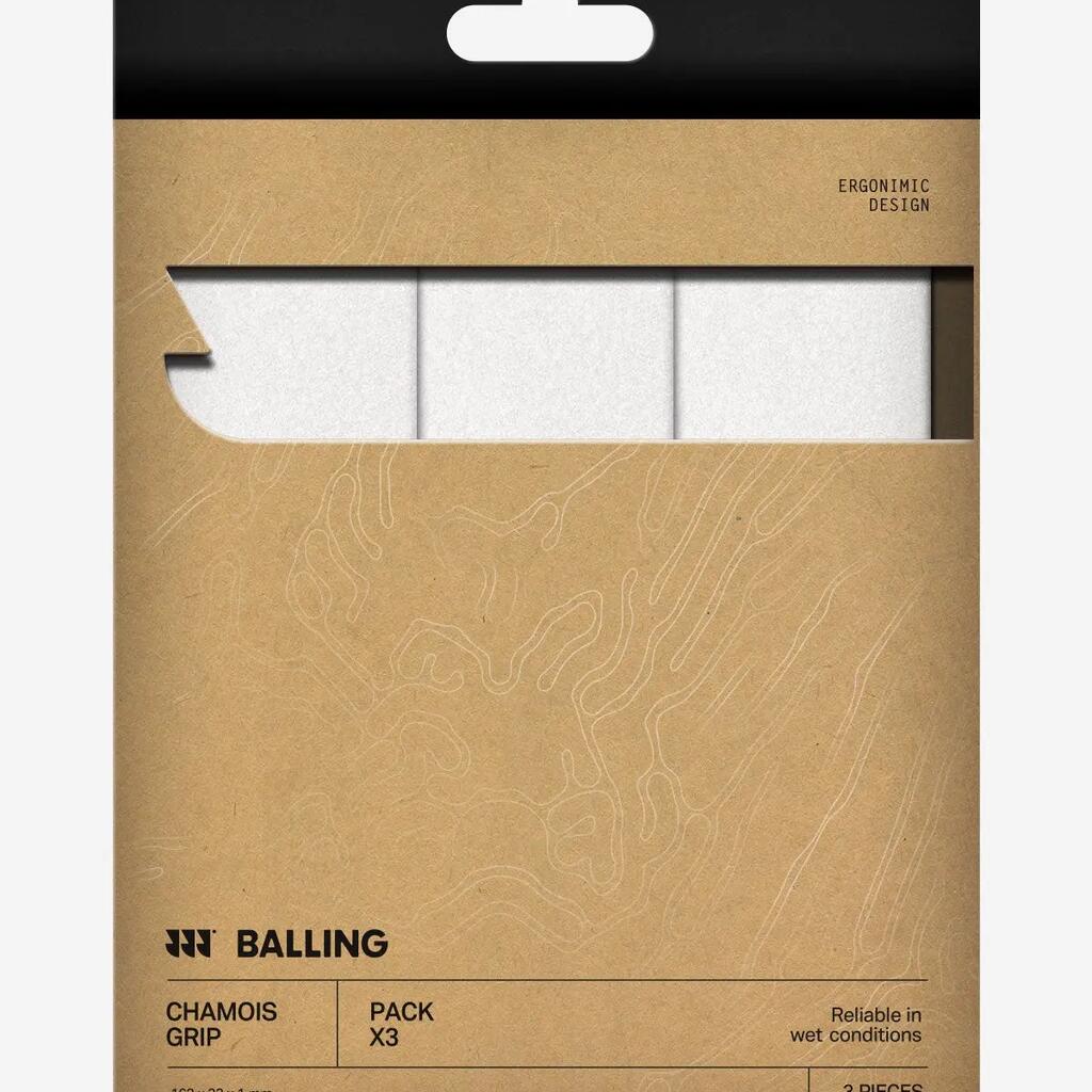 Chamois Grip White Pack x3