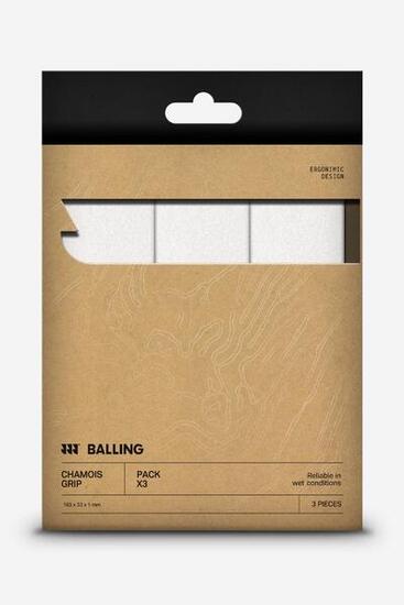 Chamois Grip White Pack x3