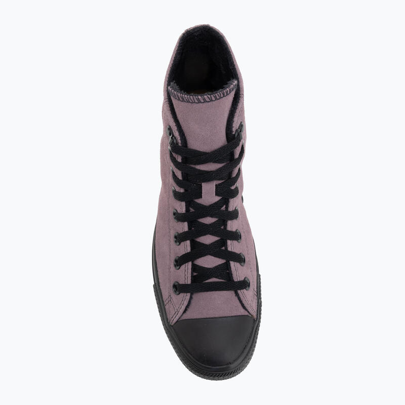 Tenisi Converse Chuck Taylor All Star Hi din piele întoarsă cu blană artificială